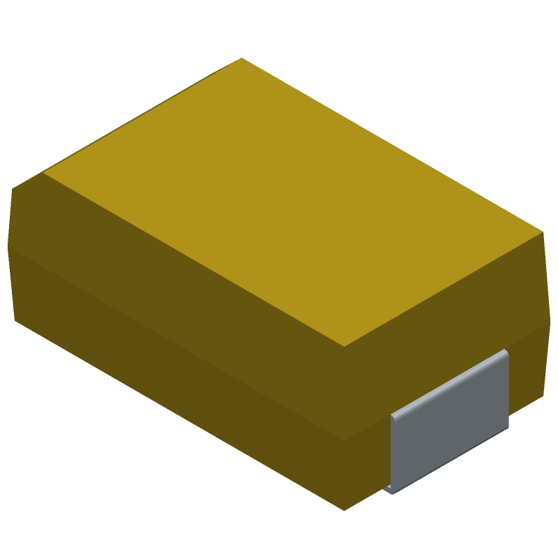 Cap Tant Solid 33uF 25V D CASE 10% (7.3 X 4.3 X 2.9mm) Inward L SMD 7343-31 0.1 Ohm 125°C T/R