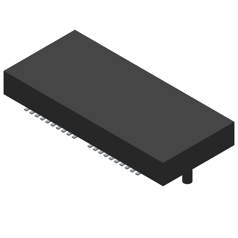 Conn Low Profile Socket Strip SKT 40 POS 0.5mm Solder ST SMD Tube