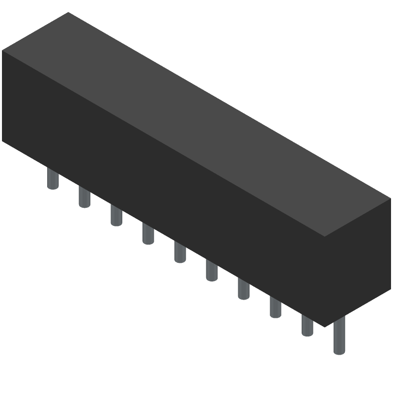 10 Pos Barrier Strip Terminal Block, 13.5A, 300V, 3.5mm Pitch