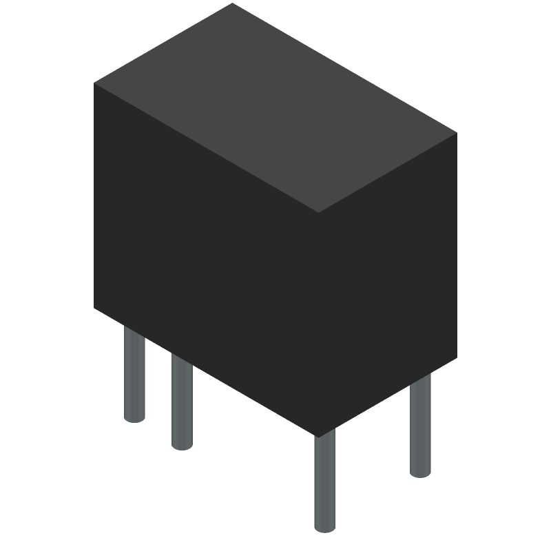 SPDT 1A 30VDC General Purpose Relay, 6VDC Coil, Through Hole