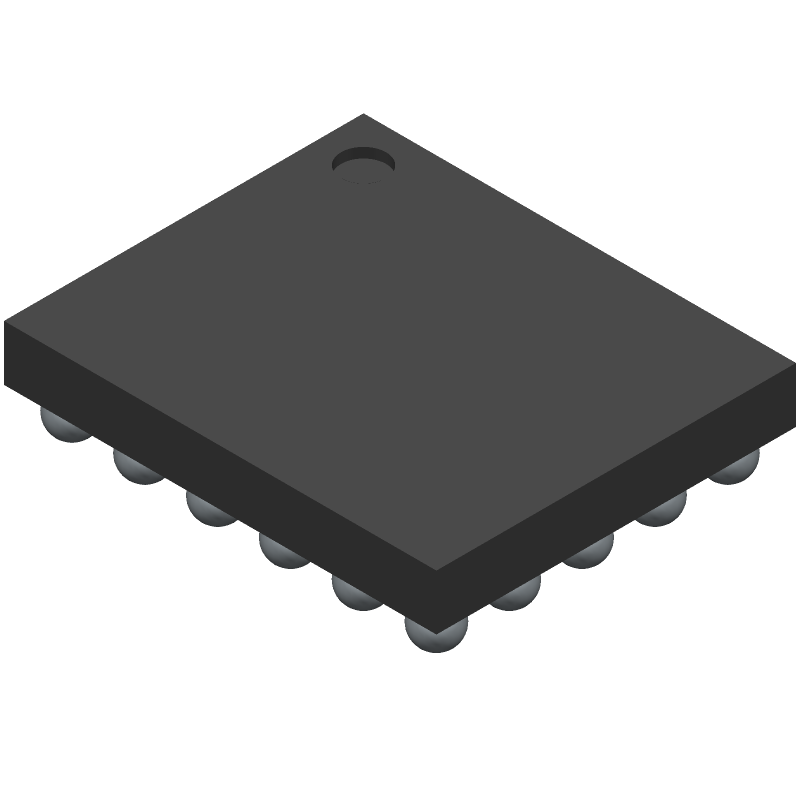 MAX98390DEWV+T footprint, schematic symbol and 3D model by Analog Devices