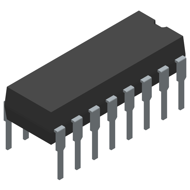 Adder/Subtractor, LS Series, 4-Bit, TTL, PDIP16, DP-16