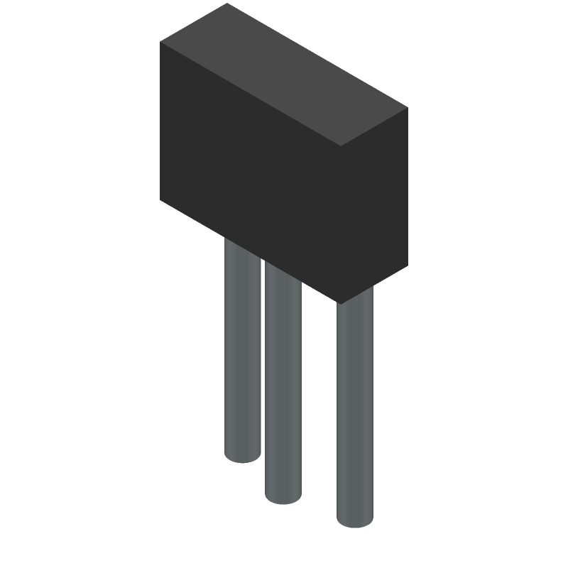 Hall Effect Sensor 10mA Ratiometric 5V Automotive 3-Pin Ultra Mini SIP T/R