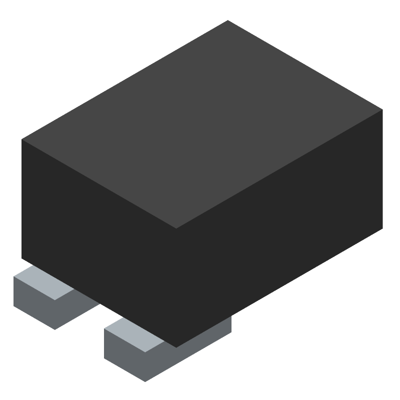 Small Signal Field-Effect Transistor, 0.2A I(D), 12V, 1-Element, P-Channel, Silicon, Metal-oxide Semiconductor FET, X2-DFN0806-3, 2 PIN