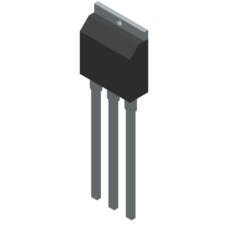 Silicon Controlled Rectifier, 6A I(T)RMS, 6000mA I(T), 400V V(DRM), 400V V(RRM), 1 Element, TO-251AA, ROHS COMPLIANT, PLASTIC, V/IPAK-3