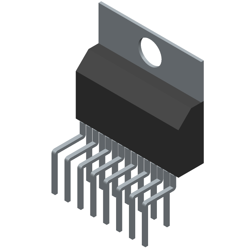 10W, 1 CHANNEL, AUDIO AMPLIFIER, PZFM15, MULTIWATT-15