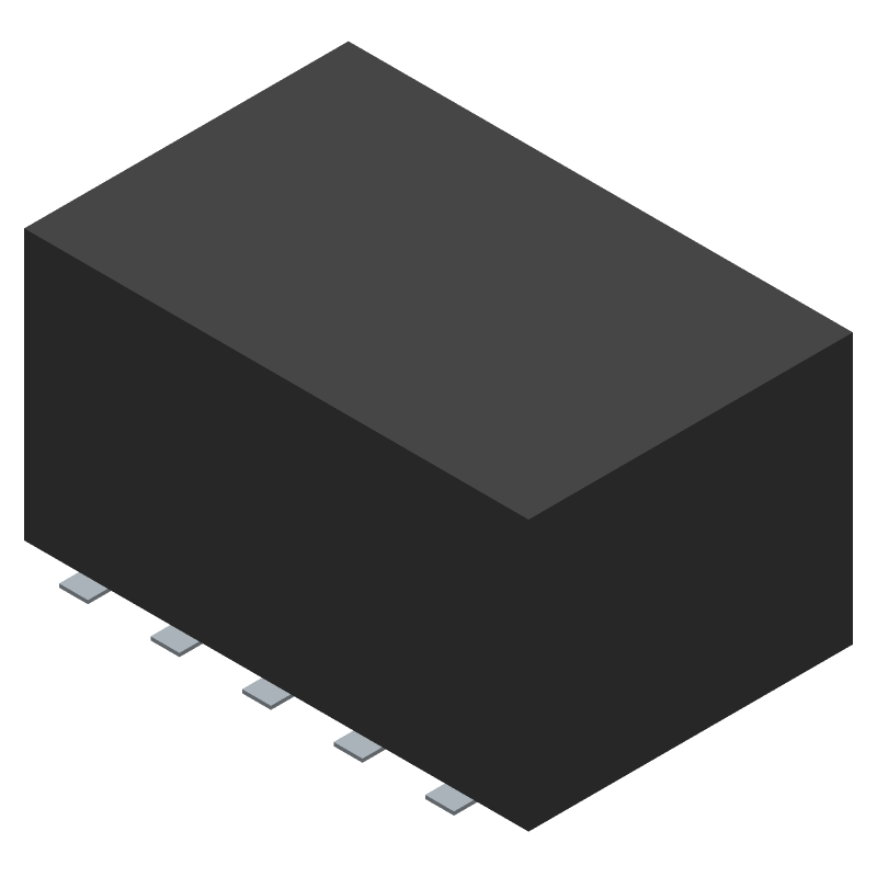 12VDC Latching DPDT Relay, 2A, 125VAC/220VDC, SMD