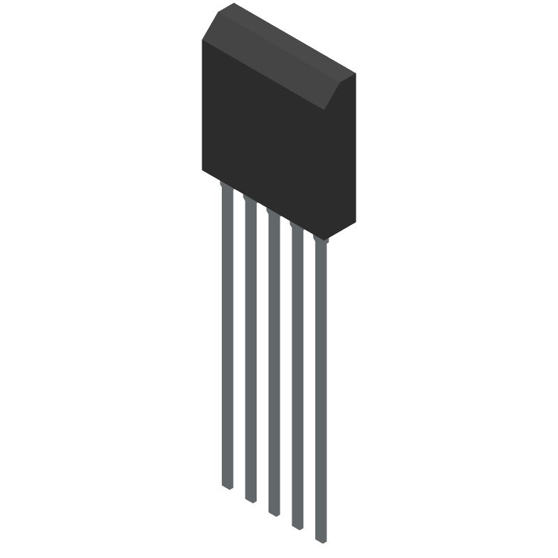 Bridge Rectifier Diode, 1 Phase, 40A, 1200V V(RRM), Silicon, ROHS COMPLIANT, ISOPLUS, I4PAC-5