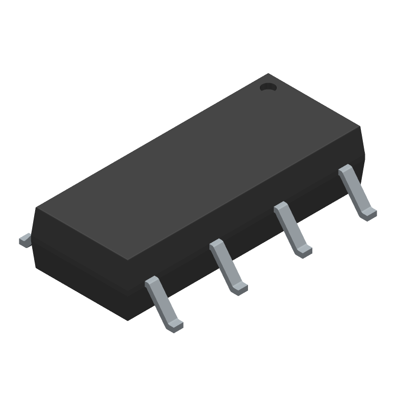 Solid State Relay, DUAL TRANSISTOR OUTPUT SOLID STATE RELAY, 1500 V ISOLATION-MAX, ROHS COMPLIANT, MINIATURE, SOIC-8