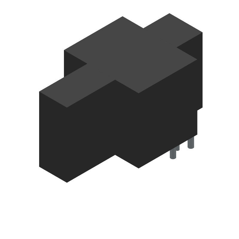 Twinax Connector, 4GHz, 100 Ohm, Solder, Right Angle, Through Hole, Gold