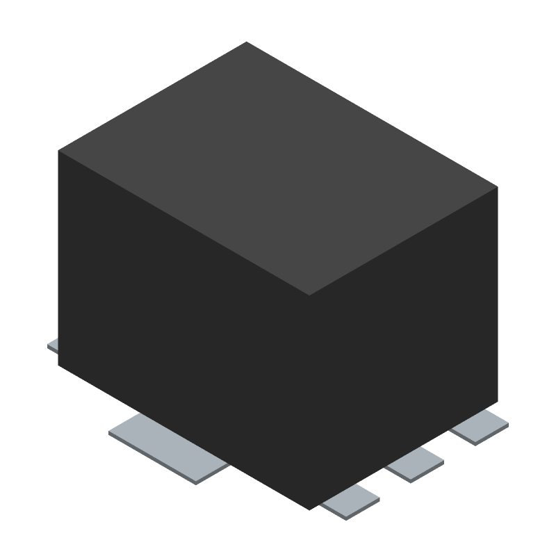 Current Transformer 1:70 0.00075Ohm Prim. DCR 4.75Ohm Sec. DCR 20000mA Prim. 6 Terminal Gull Wing SMD