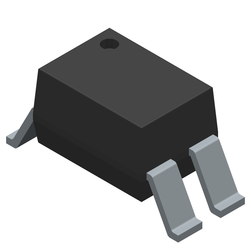 Transistor Output Optocoupler, 1-Element, 5000V Isolation, GREEN, SMD, DIP-4
