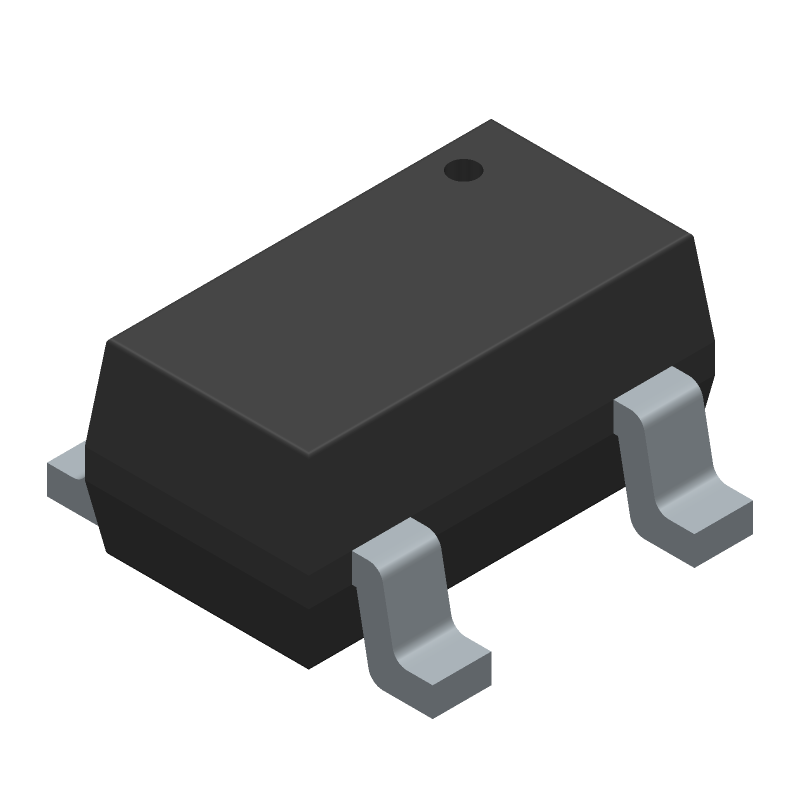 Analog Temp Sensor, SOT-23-5, 2.7-5.5V, 4% Acc