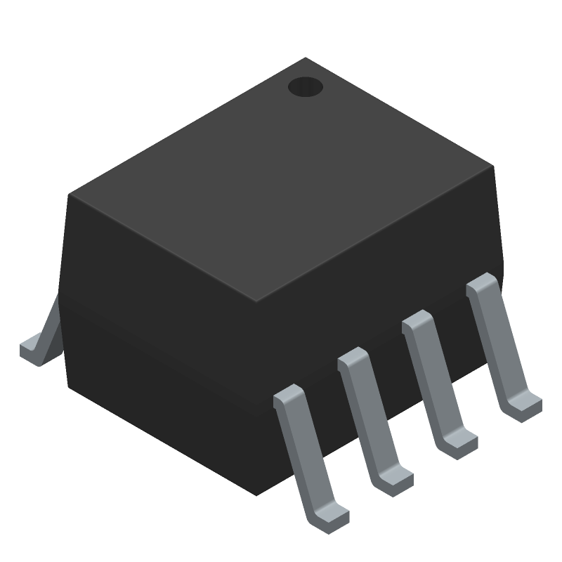 VO221AT, VO222AT, VO223AT Optocoupler, Photodarlington Output, Low Input Current, High Gain, with Base Connection