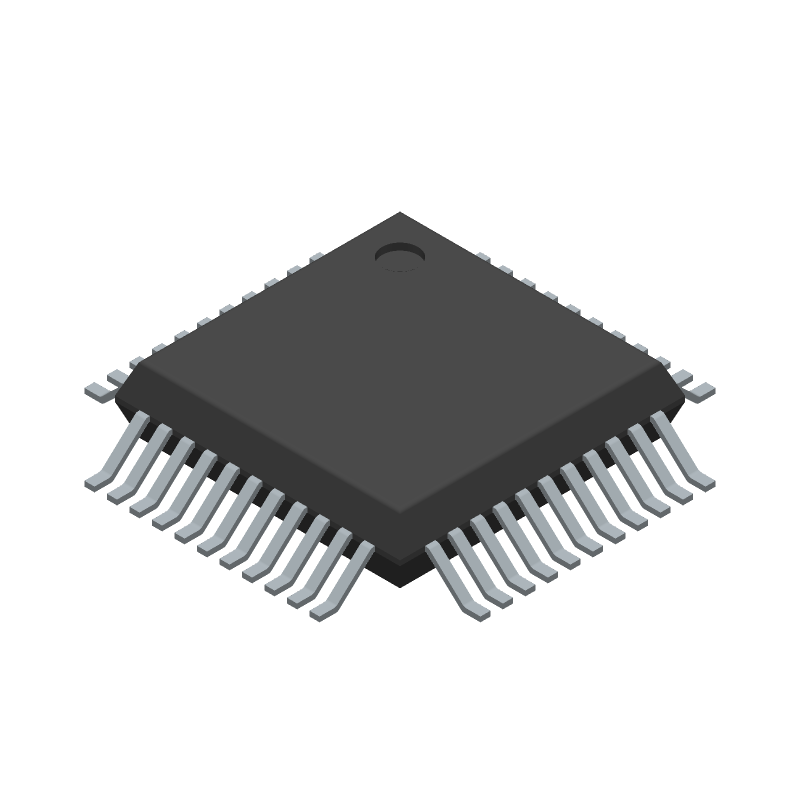 4-Ch 14-Bit CMOS DAC, 62.5KS/s, Parallel, QFP
