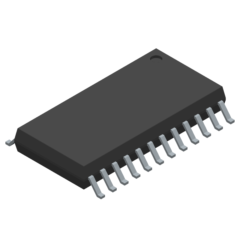 Dual 12-Bit DAC, 250KS/s, Parallel/SPI, SOIC