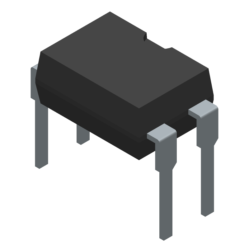 Darlington Output Optocoupler, 1-Element, 5000V Isolation, ROHS COMPLIANT, DIP-4