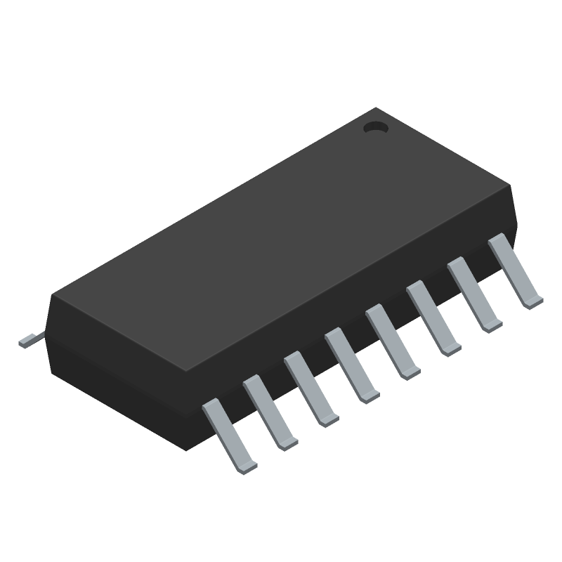 AC Input Transistor Optocoupler, 2.5kV Isolation, 80V BVceo, 4-Ch, SM