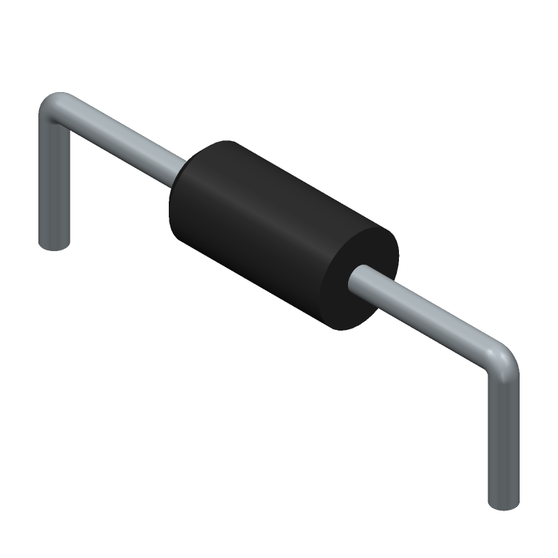 Fast Recovery Diode, 100V, 200mA, 4pF, DO-35, Tape & Reel