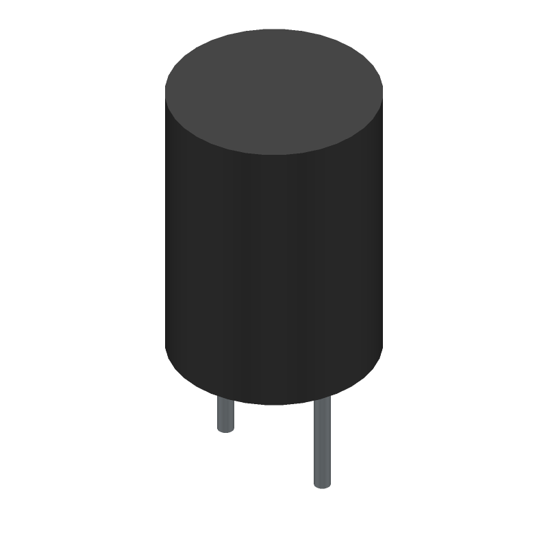 Radial Ferrite Fixed Inductor 100uH 5% 796kHz 200mA 2R DCR