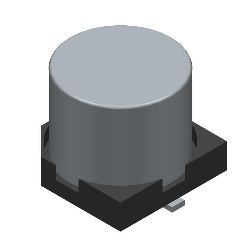 100uF 6.3V Aluminum Electrolytic Capacitor, SMD, 105°C