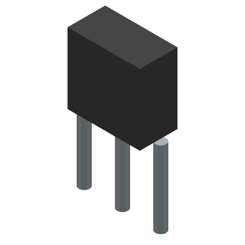 Photo Transistor, 940nm, ROHS COMPLIANT, PLASTIC PACKAGE-3