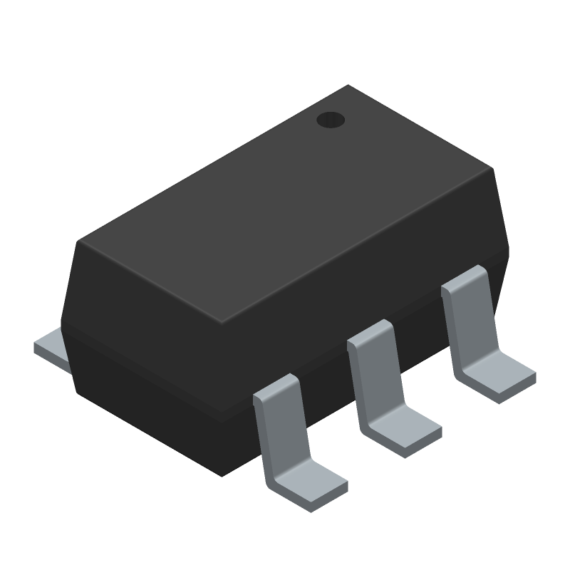 Analog Circuit, 1 Func, PDSO6, ROHS COMPLIANT, SOT-23, 6 PIN