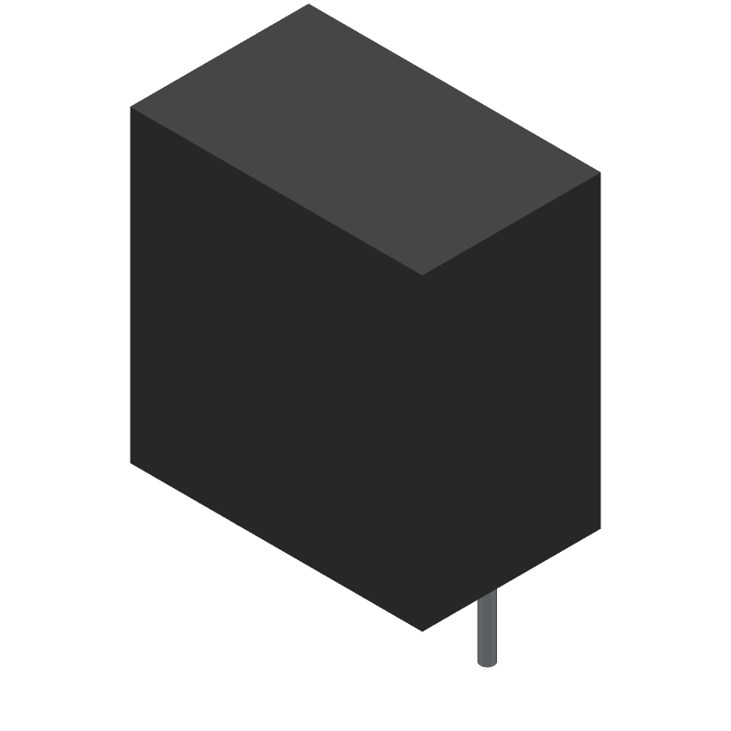 Cap Film Suppression X2 0.82uF 310VAC PP 20% (18 X 11 X 19mm) Radial Plastic Rectangular Can 15mm 110°C Pizza