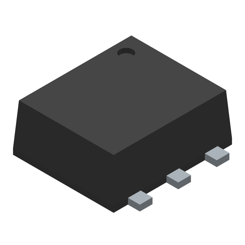 P-Channel JFET, -4A ID, -12V Vdss, 41mR Rds(on), SMD