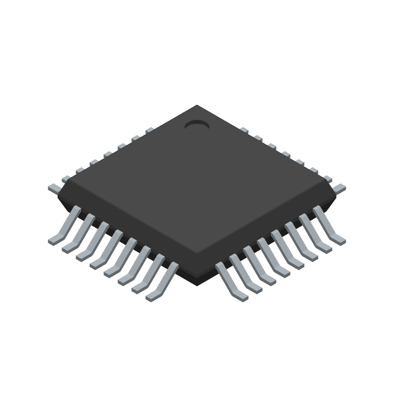 12-Bit 8-Ch Parallel ADC, 500KS/s, TQFP