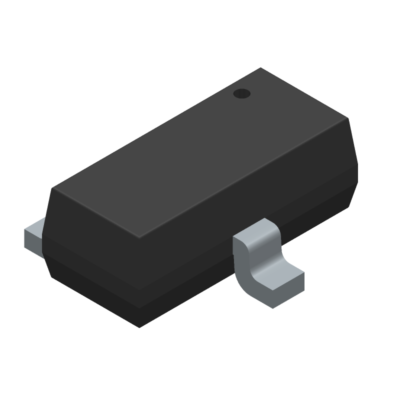 P-CH MOSFET, 30V, 1.3A, SOT-23, Small Signal