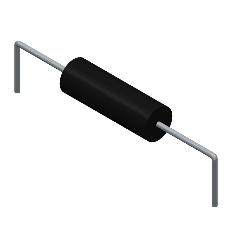 Wirewound Resistor, 4W, 10 Ohm, 5%, Through Hole, Axial