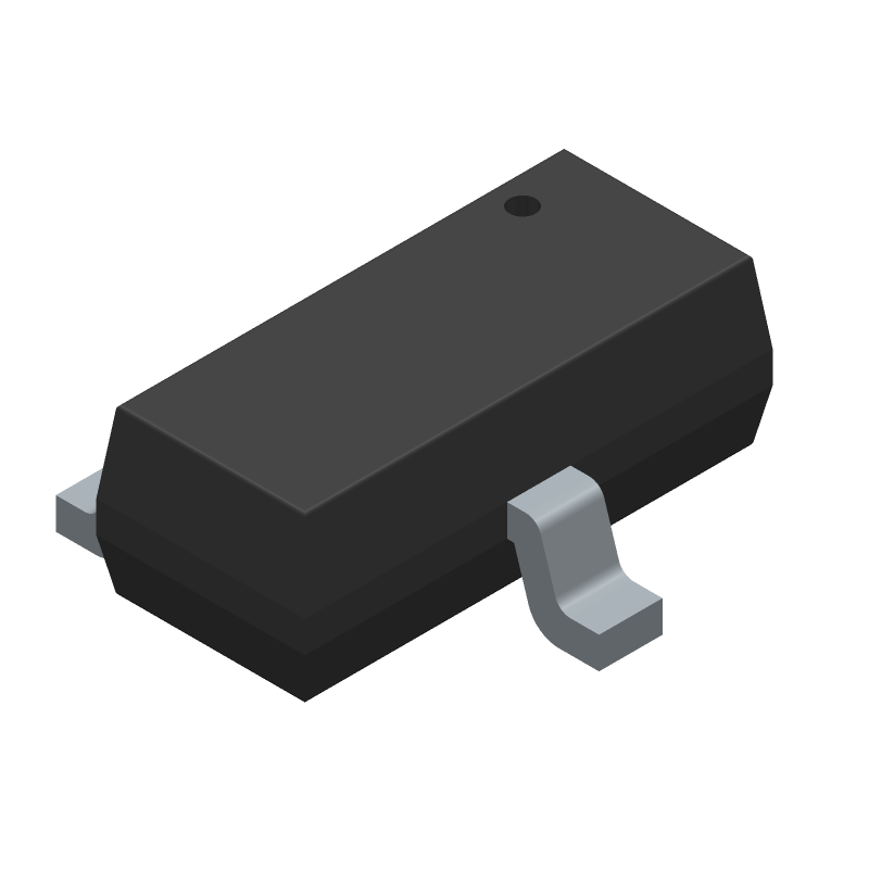 Zener Diode, 13V V(Z), 5%, 0.3W, Silicon, Unidirectional, ROHS COMPLIANT, PLASTIC PACKAGE-3