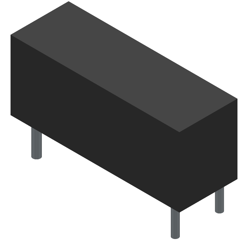 Power Relay 12VDC 10A SPST-NO(29x10x12.5)mm THT