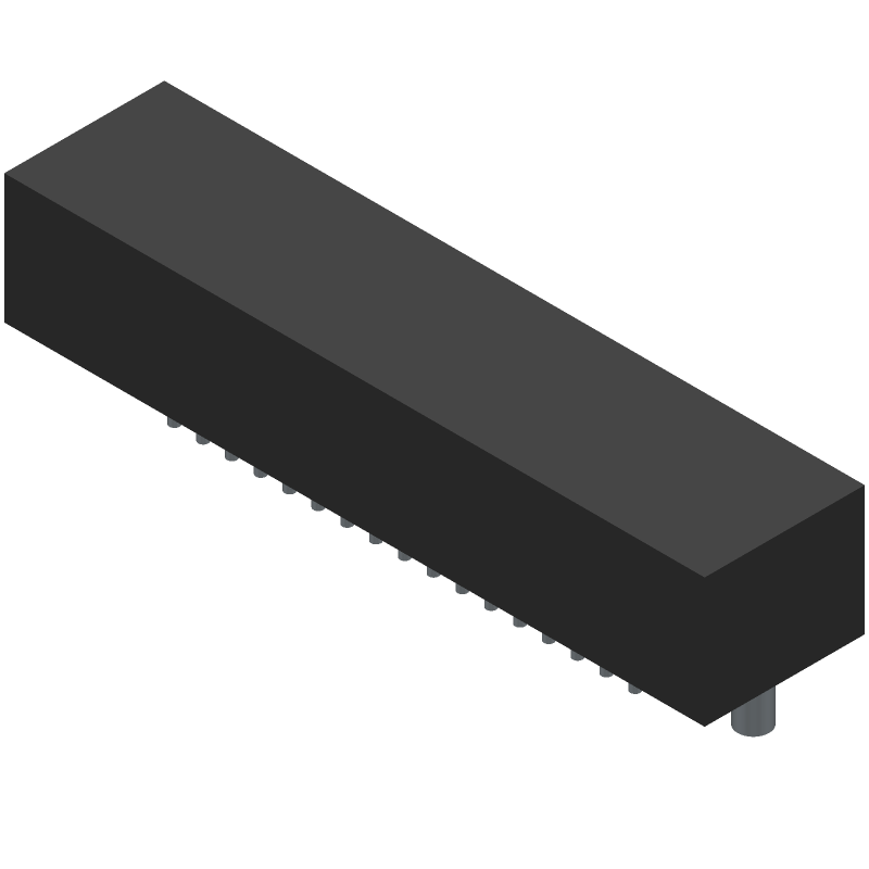 D Subminiature Connector, 50 Contact(s), Female, Press Fit Terminal, ROHS COMPLIANT