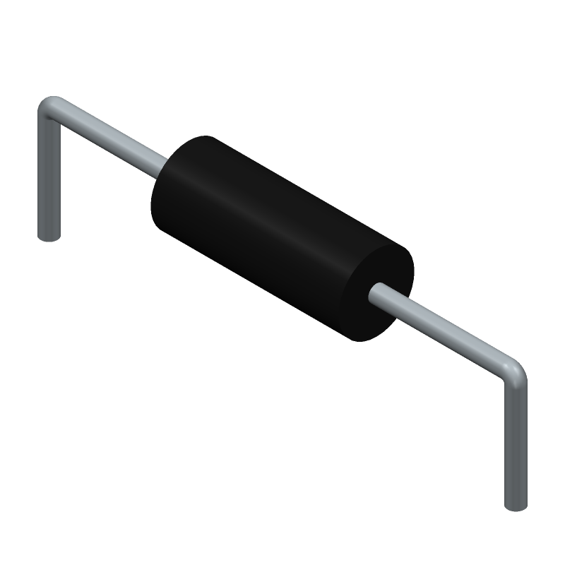 Fixed Resistor, Metal Film, 0.6W, 5600ohm, 350V, 1% +/-Tol, 50ppm/Cel, Through Hole Mount, AXIAL LEADED