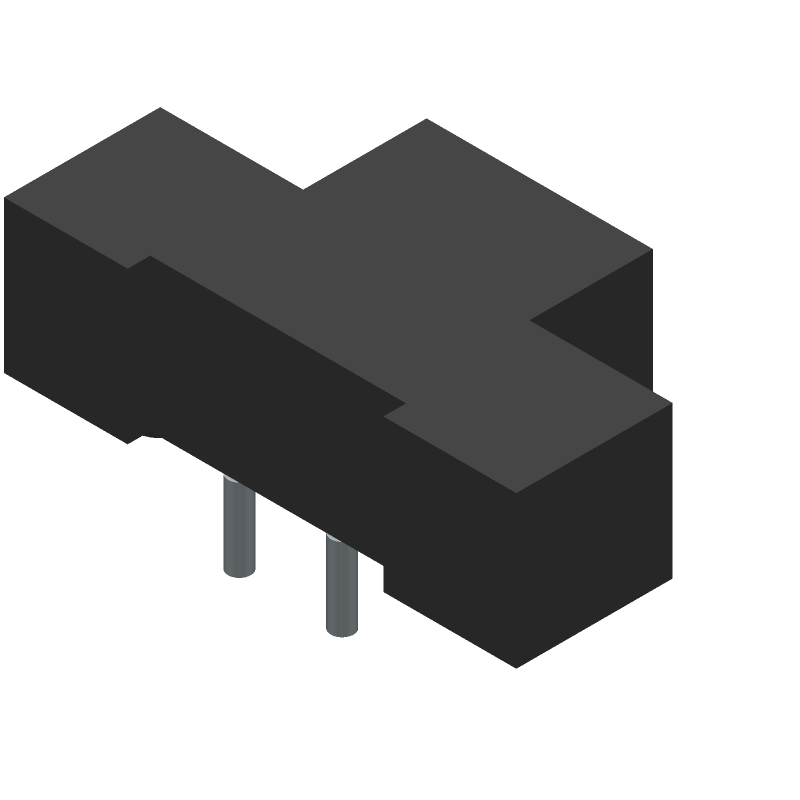 2 Pos Power Connector, 19A, 600V, Wire-to-Board, Gold, Right Angle