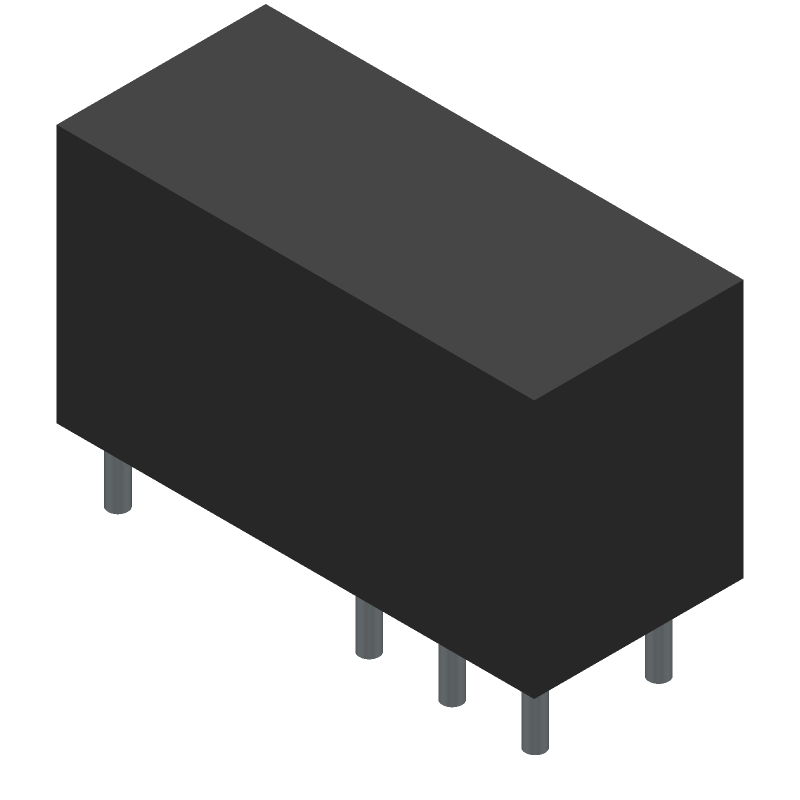 POWER/SIGNAL RELAY, SPDT, LATCHED, 0.12A (COIL), 5VDC (COIL), 600mW (COIL), 16A (CONTACT), THROUGH HOLE-STRAIGHT MOUNT, ROHS COMPLIANT
