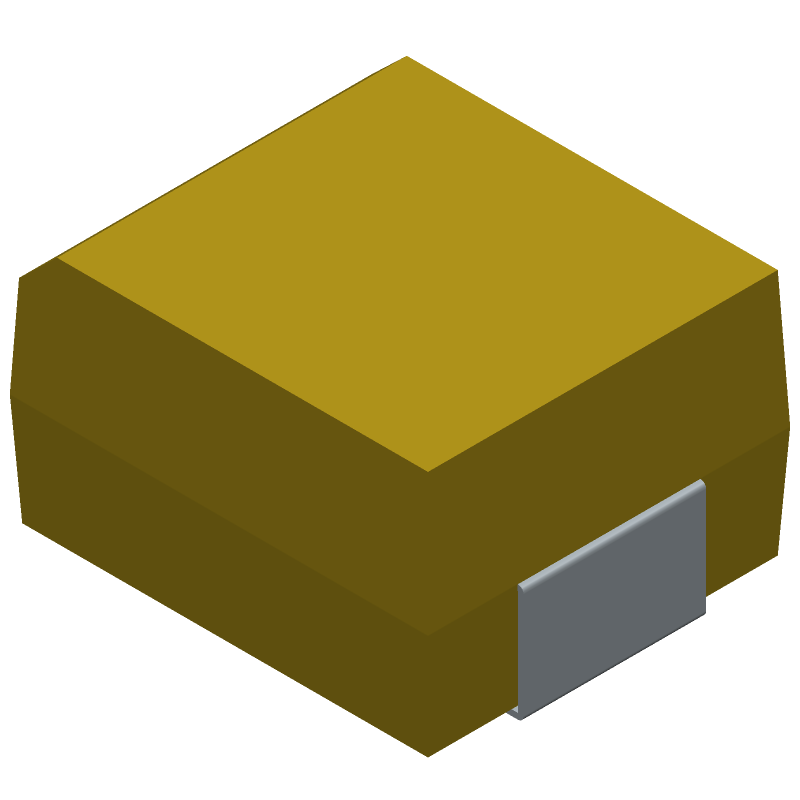 Tantalum Capacitor, Polarized, Tantalum, 25V, 20% +Tol, 20% -Tol, 100uF, Surface Mount, 2924, CHIP