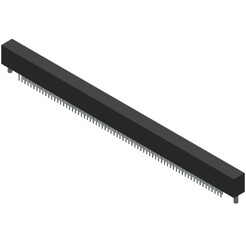 Conn Wire to Board RCP 206 POS 0.95mm Solder ST Top Entry Thru-Hole