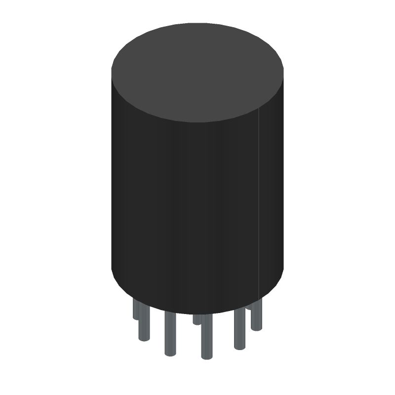 Rotary Switch, 10 Positions, SP10T, Latched, 0.2A, 28VDC, Solder Terminal, Shaft Type Actuator, Through Hole-straight,