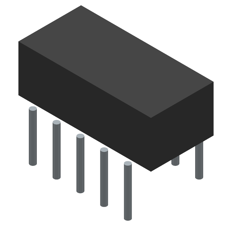 Slide Dip Switch, 5 Switches, SPST, Latched, 0.1A, 20VDC, Solder Terminal, Through Hole-straight, ROHS COMPLIANT