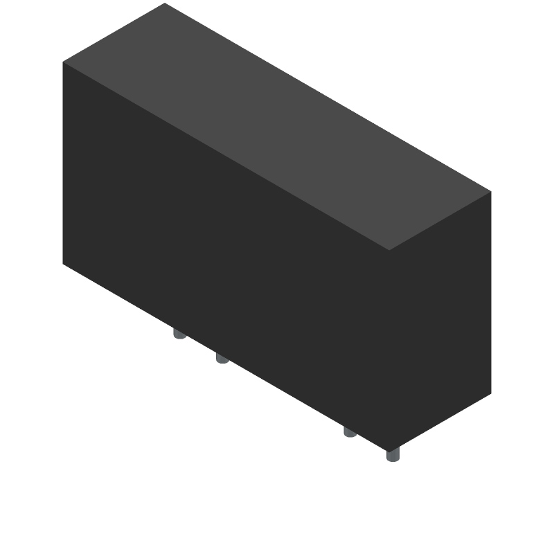 1W DC-DC Converter, 5V In, 12V Out, 80mA, SIP, Isolated