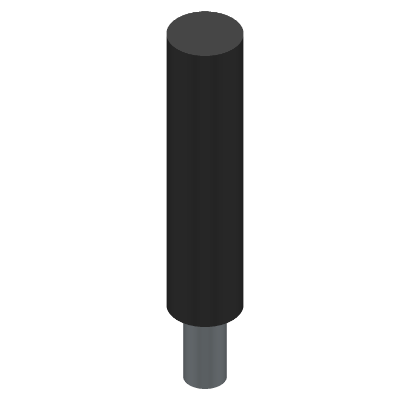 Conn 2.5MM Mono Plug PL 2 POS Solder ST Cable Mount 2 Terminal 1 Port