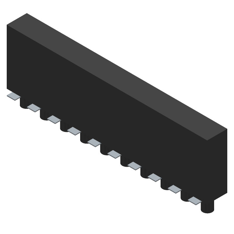 Conn Socket Strip RCP 10 POS 2.54mm Solder ST SMD Tube