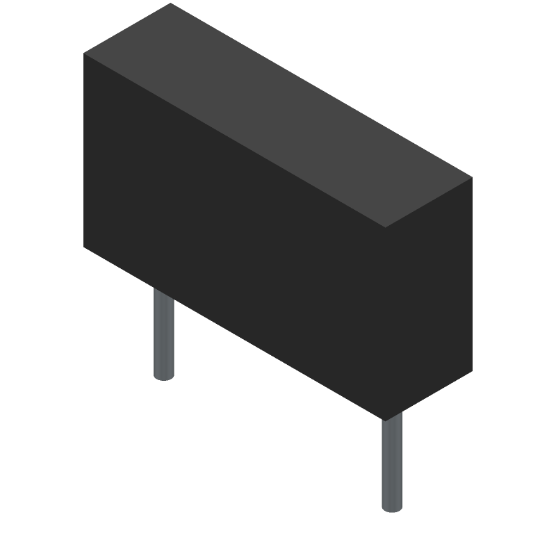 Cap Film Suppression X1 0.001uF 1000VDC/480VAC Paper 20% (13.5 X 3.9 X 7.5mm) Radial 10.2mm 110°C Bag