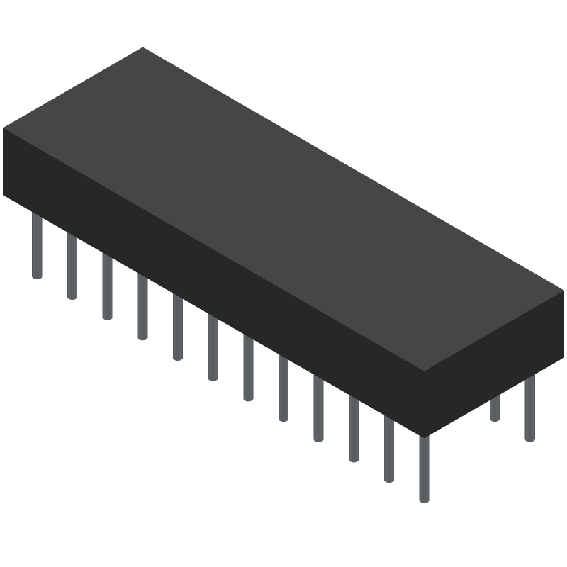 24 Pos DIP Socket, 2.54mm Pitch, 3A, 1kV, Gold/Tin Plated