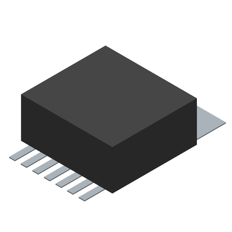 Buffer/Inverter Based Peripheral Driver, 1 Driver, 70A, MOS, PSSO7, GREEN, PLASTIC, TO-220, 7 PIN