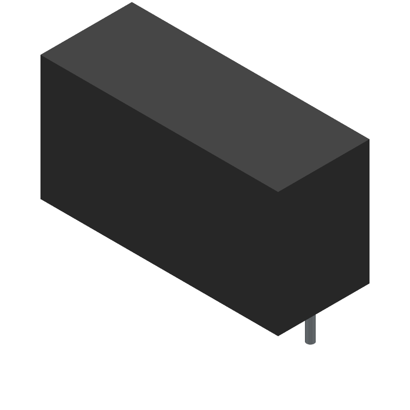Isolated DC-DC Converter, 5V Out, 200mA, 2W, SIP, Through Hole