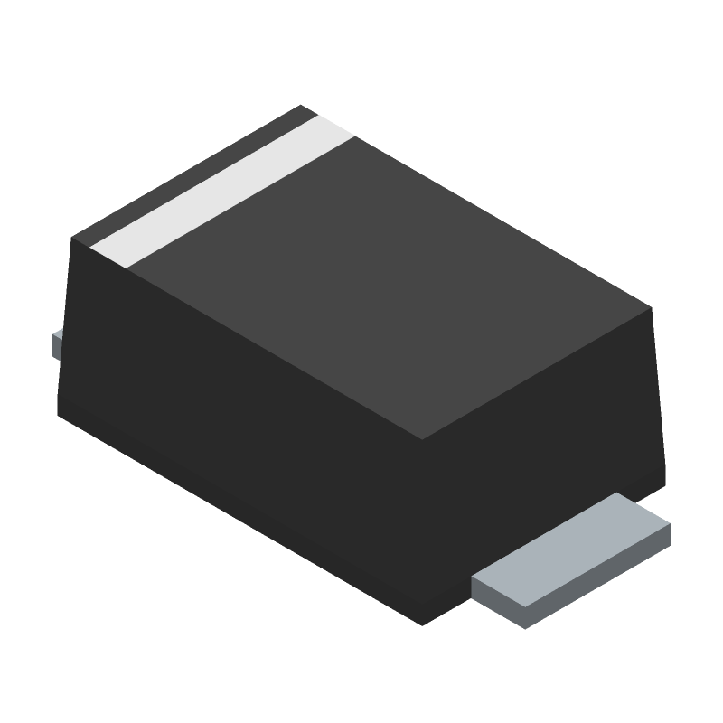 1A 1000V Rectifier Diode, Silicon, 2-Pin
